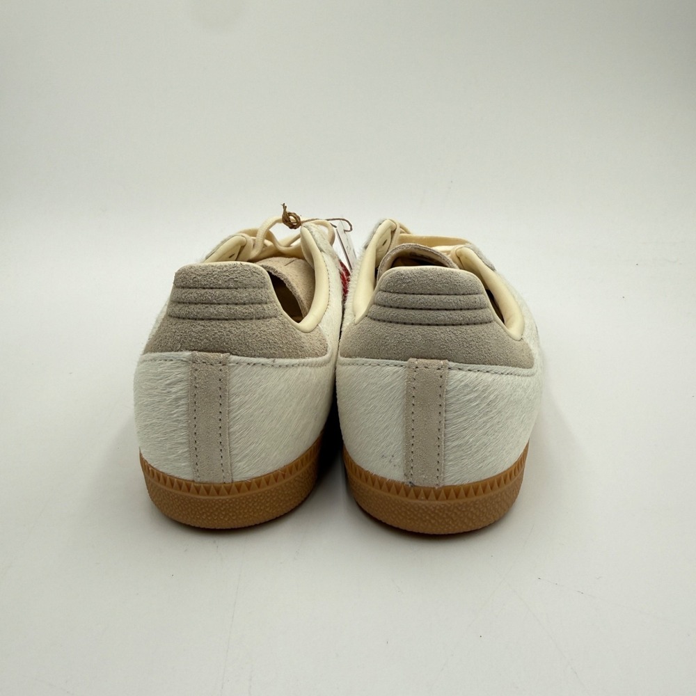 Adidas Women's Size 8.5 Samba OG Pony Hair Pack - Wonder Beige Better Scarlet - Picture 4 of 7